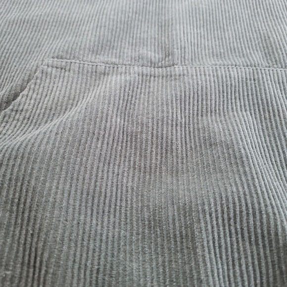 Crooked Skateboarding Corduroy Hoodie Green Embroidered Logo Pullover Size L - Picture 7 of 11